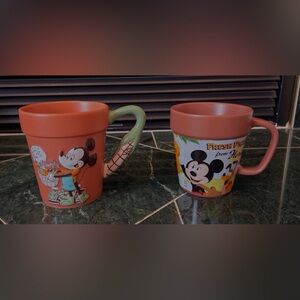 2 Collectible Epcot Flower and Garden Festival Mugs-2018 and 2020